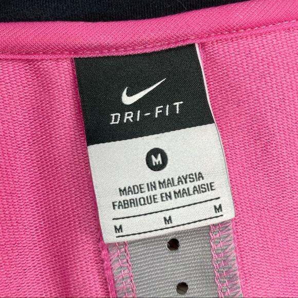 Nike pink zip-up sweatshirt size medium - Picture 9 of 12